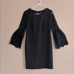 Tommy Hilfiger Dresses Tommy Hilfiger Black Sheath Dress With - Main Image